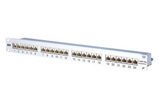 METZ CONNECT E-DAT C6A Pannello patch 24 porte 1U LSA
