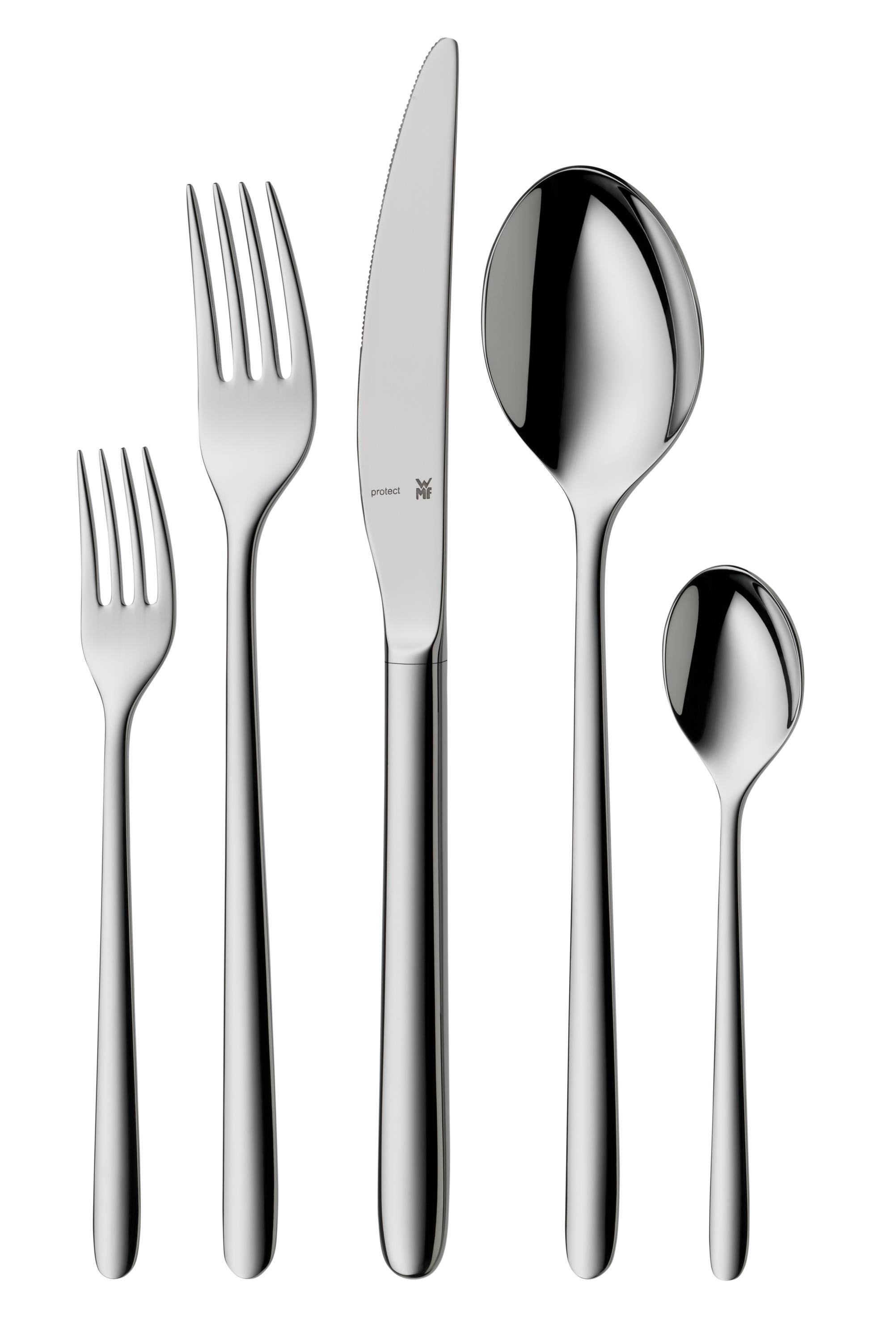 WMF 12619163 set di posate 30 pz Acciaio inox (WMF Besteckset Flame 30-teilig 30teili)-0