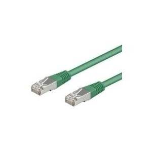 CAVO RETE SCHERMATO F/UTP CAT. 5E - LUNGHEZZA MT. 15 - COLORE VERDE-0