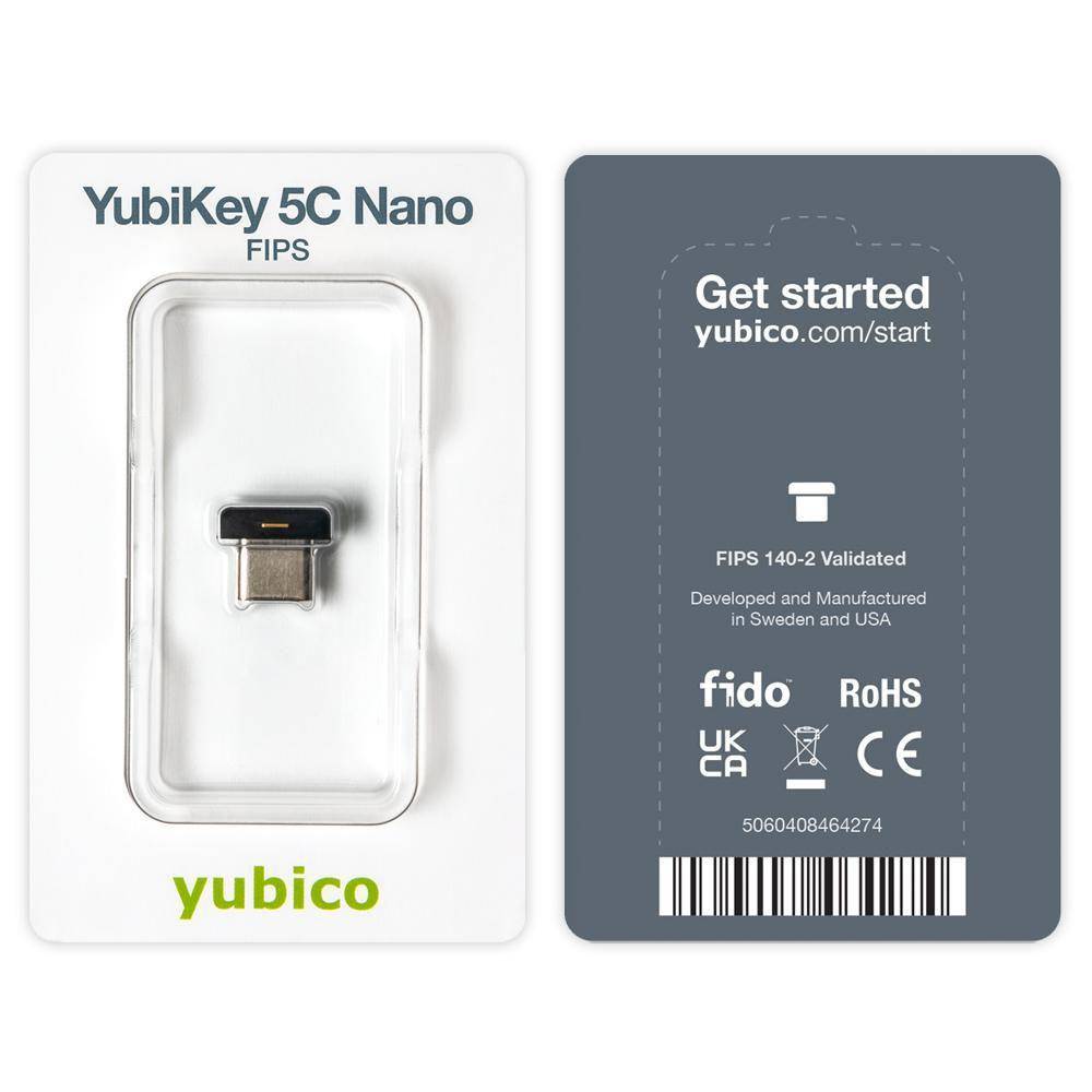YUBICO YubiKey 5C Nano FIPS - PROMO FINO A ESAURIMENTO SCORTE-0