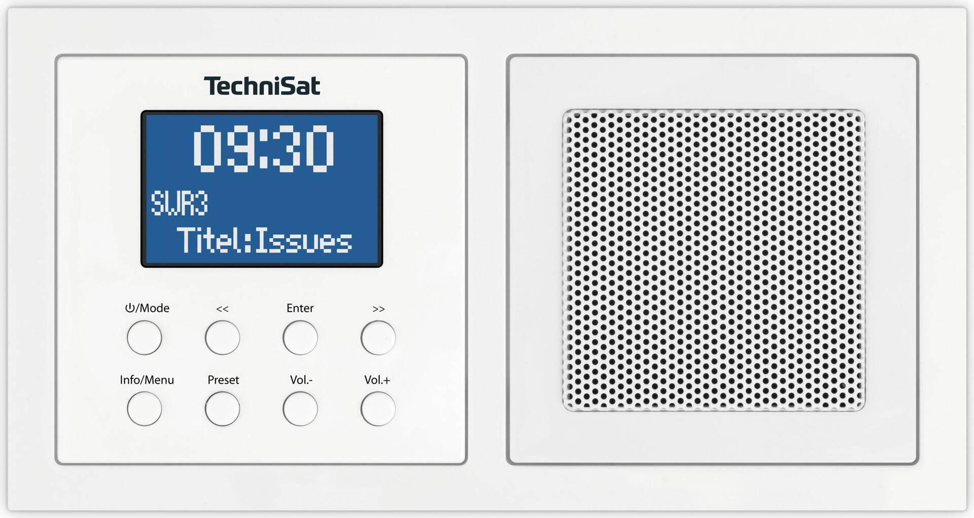TechniSat DigitRadio UP 1 - DAB-Radio - 1 x 2 Watt - weiß-0