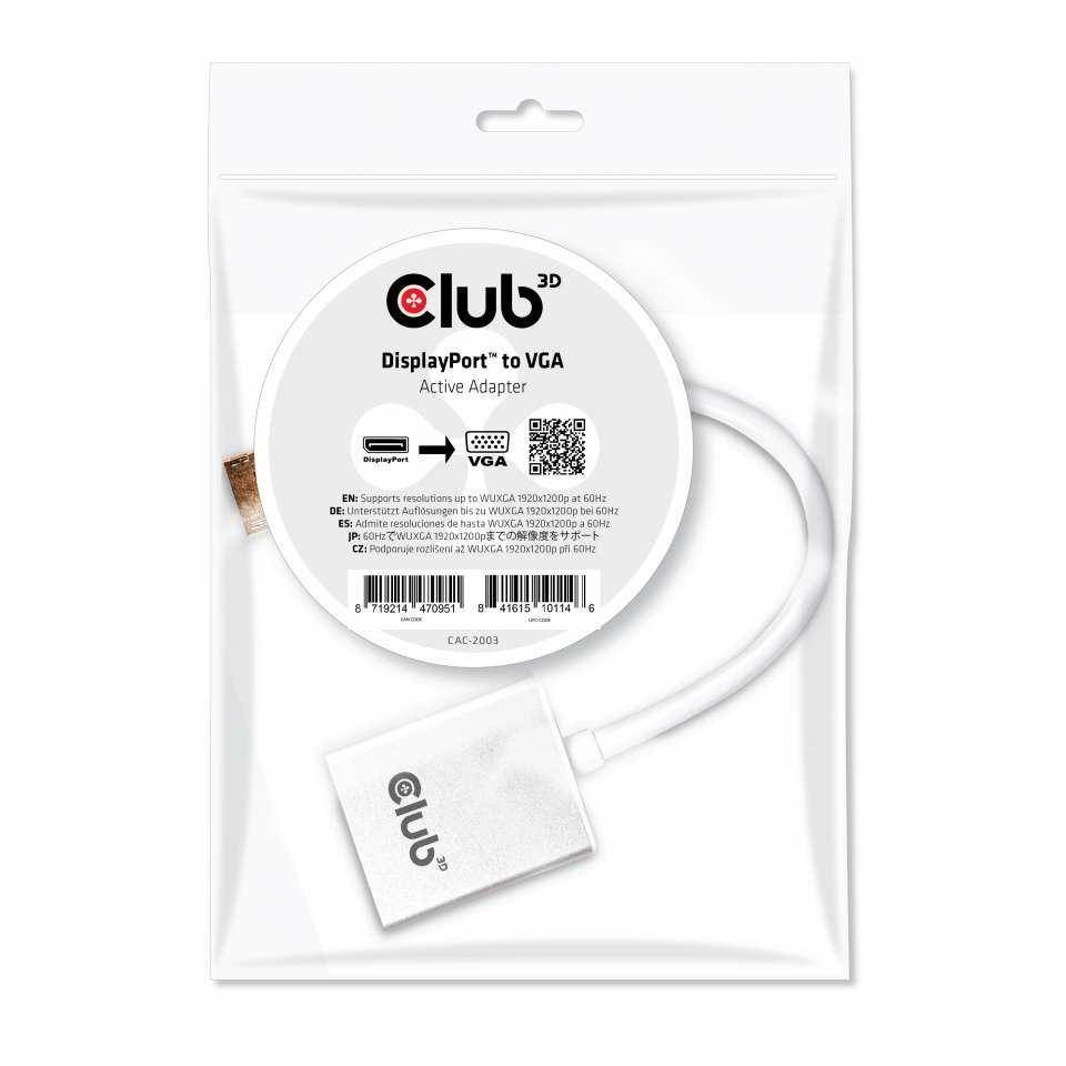 CLUB3D Displayport to VGA Active Adapter-0