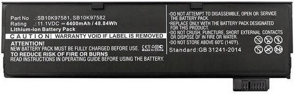 CoreParts Laptop Battery 49Wh Li-ion 11.1V 4400mAh Black 01AV425 - Batterie - 4.400 mAh (01AV425-CP)