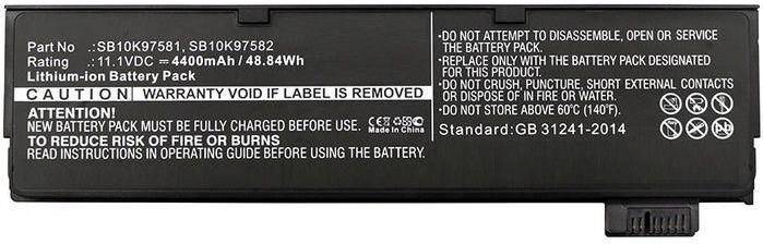 CoreParts Laptop Battery 49Wh Li-ion 11.1V 4400mAh Black 01AV425 - Batterie - 4.400 mAh (01AV425-CP)-0