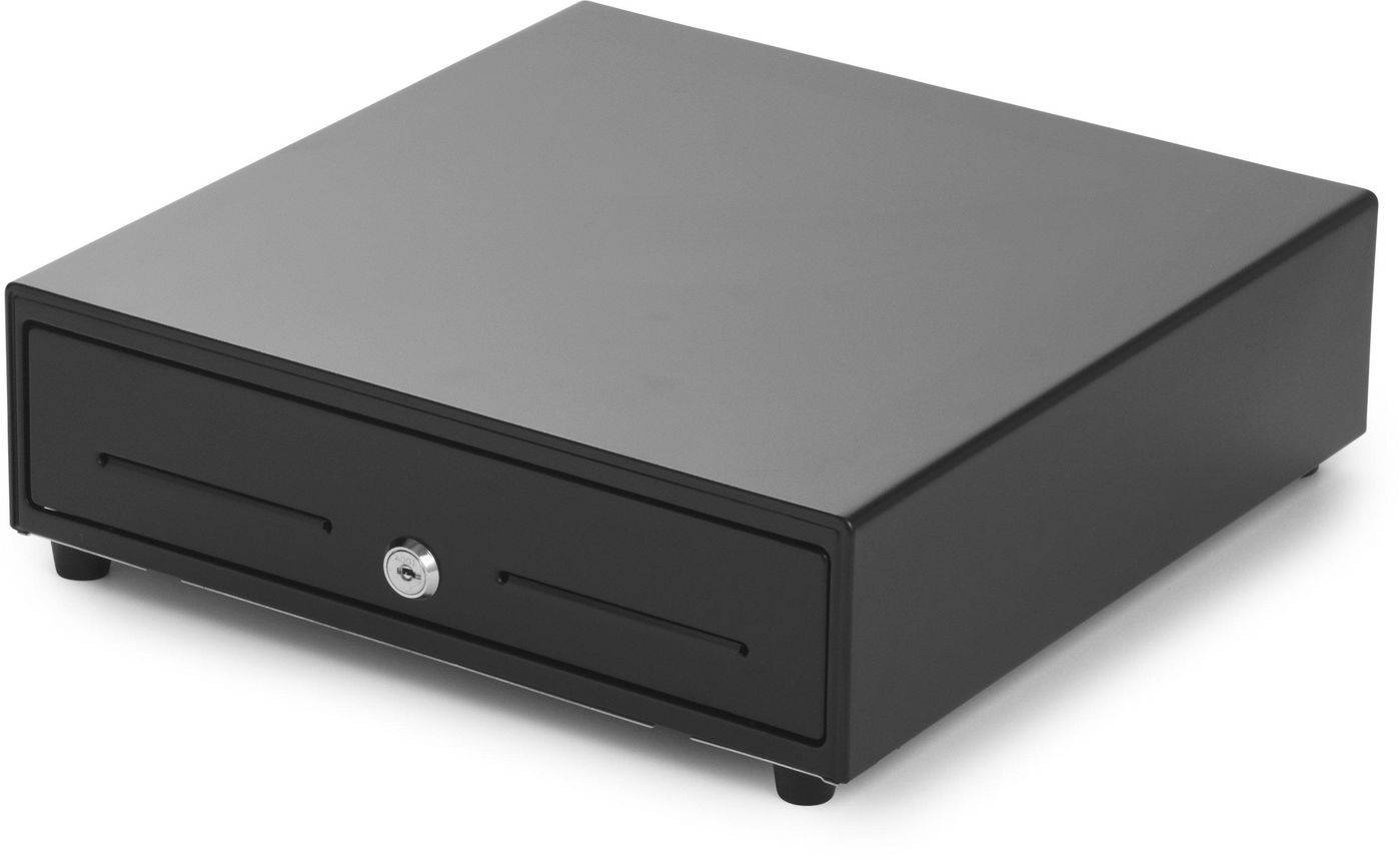 330 mm cash drawer 4B/8C - 330 x 330 x 90 mm - Black - Warranty: 24M-0