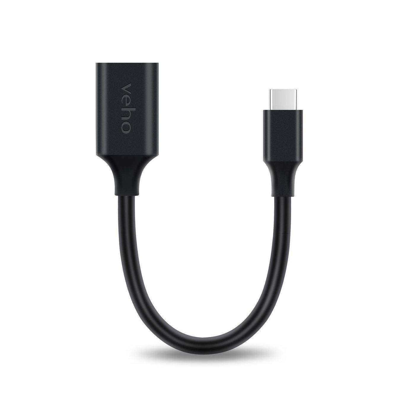 Veho VCL-220-USBCA cavo USB USB 3.2 Gen 1 [3.1 Gen 1] USB C USB A Nero (VCL-220-USBCA)-0