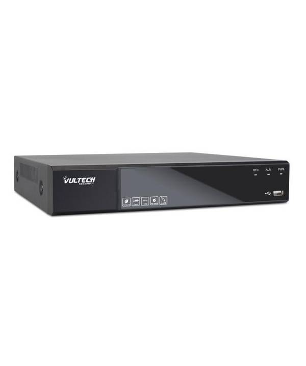 VULTECH UNIVERSAL VIDEO RECORDER IBRIDO 5 IN 1 4CH ANALOGICI + 4 DIGITALI P2P CLOUD 1 HD 8MPX 4K H265 VS-UVR7004REVO-RTP