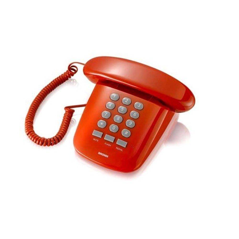 BRONDI TELEFONO FISSO SIRIO ROSSO FERRARI-0