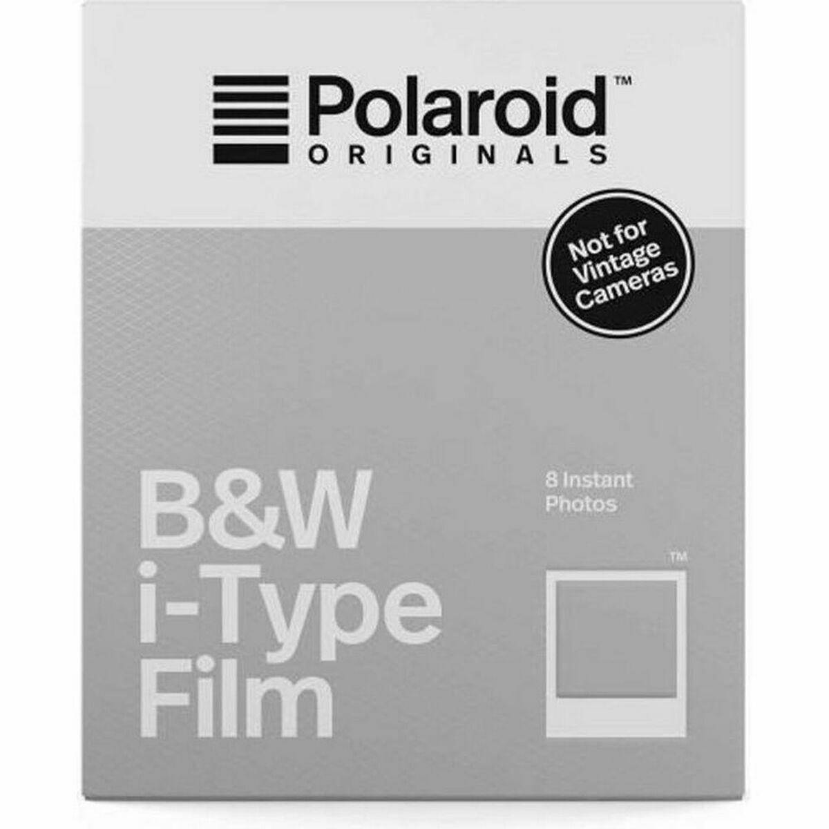 Polaroid 6001 pellicola per istantanee 8 pz 89 x 108 mm (B&W Film for i-Type)-0