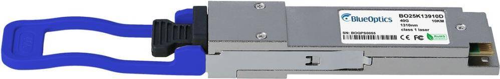 Kompatibler Gigamon QSF-506 BlueOptics BO25K13910D QSFP Transceiver, MPO/MTP, 40GBASE-PLR4, Singlemode Fiber, 1310nm, 10-0
