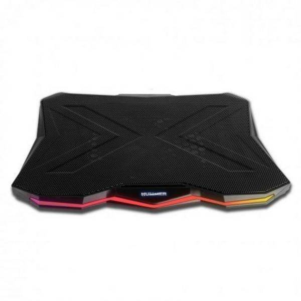 NOX HUMMER PRO STAND BASE DI REFRIGRAZIONE PER PORTATILE FINO A 17,3 USB - illuminazione RGB - ventola da 170 mm - veloc