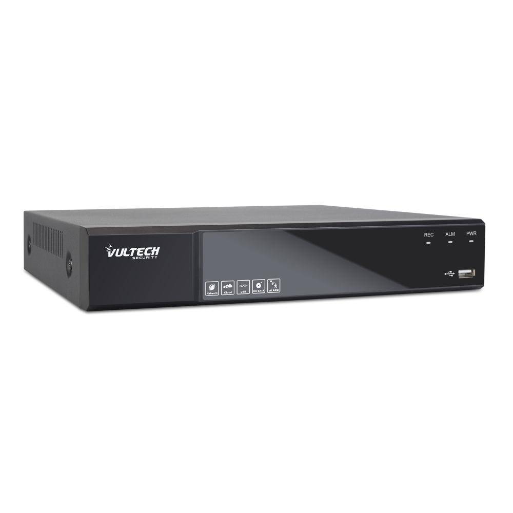 VULTECH UNIVERSAL VIDEO RECORDER IBRIDO 5 IN 1 8CH ANALOGICI + 8 DIGITALI P2P CLOUD 1 HD 8MPX 4K H265 CVBS VS-UVR7008REV-0