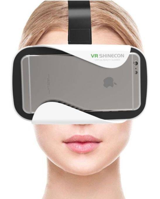 VR Shinecon Occhiali virtual 3D per Smartphone 4.7-6 Pollici-0
