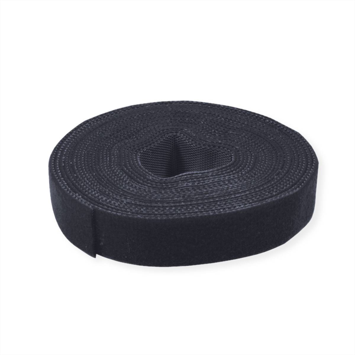 Nastro a strappo VALUE in rotolo, 10 mm, nero, 25 m