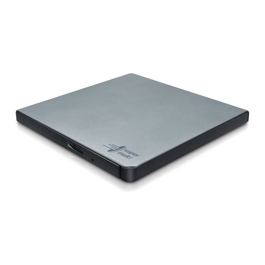 Hitachi-LG Slim Portable DVD-Writer lettore di disco ottico DVD±RW Argento-0