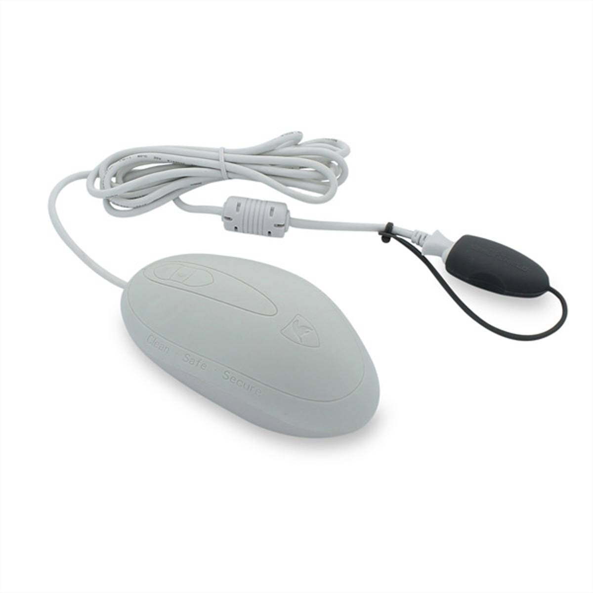 Sealshield SEAL SHIELD Scroll Wheel Mouse white SSW Mouse USB Ottico Bianco 5 Tasti 800 dpi IP68 Impermeabile e resisten-0