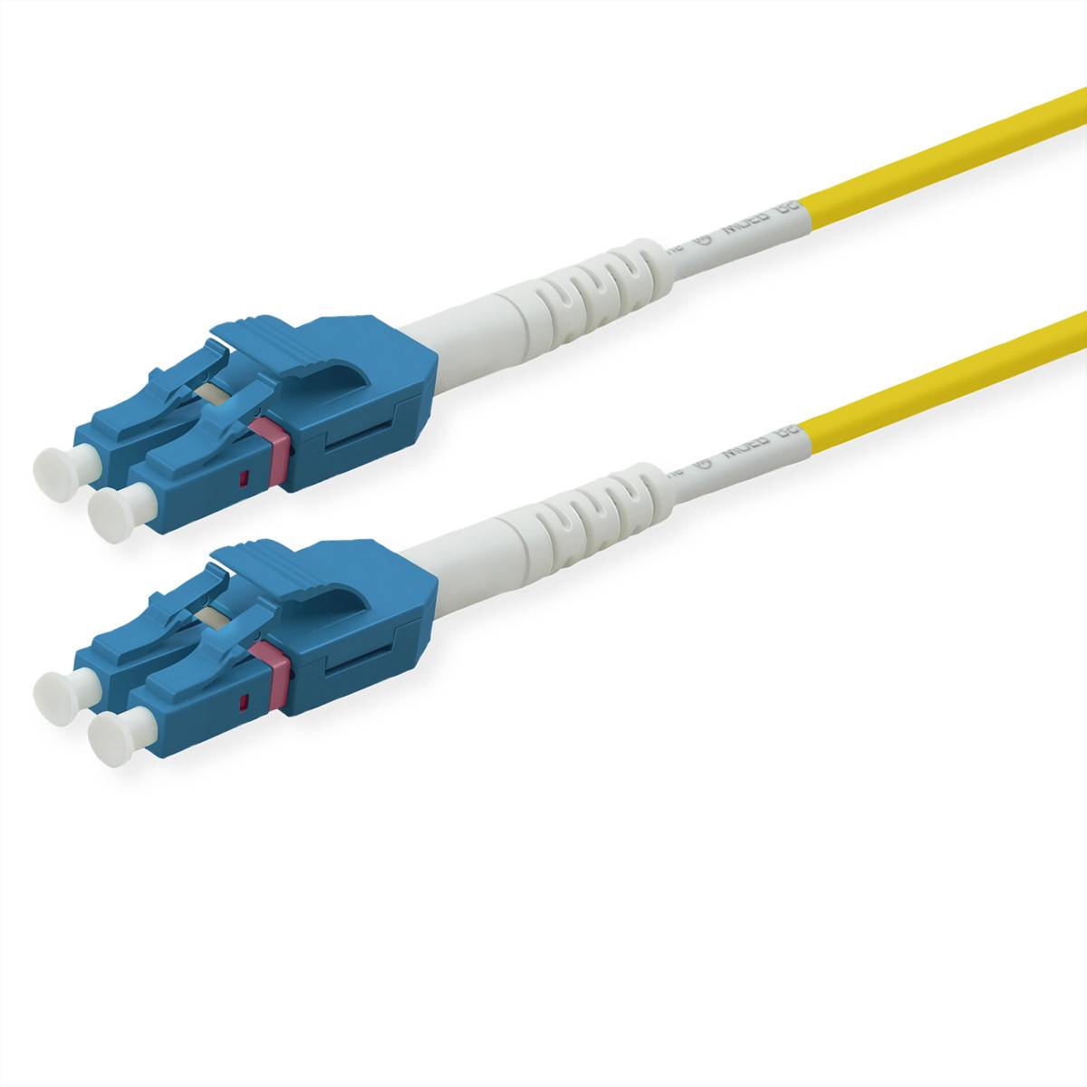 ROLINE LWL-Kabel duplex 9/125µm OS2, LC/LC, UNIBOOT, gelb, 5 m (21.15.8644)-0