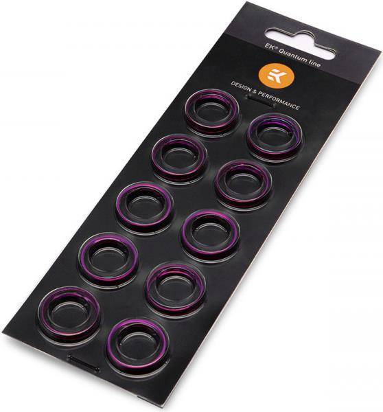 EK Water Blocks EK-Quantum Torque Color Ring 10-Pack STC 10/13 Anello di fissaggio della coppia 1/4 10 pezzo[i] (EK Wate-0