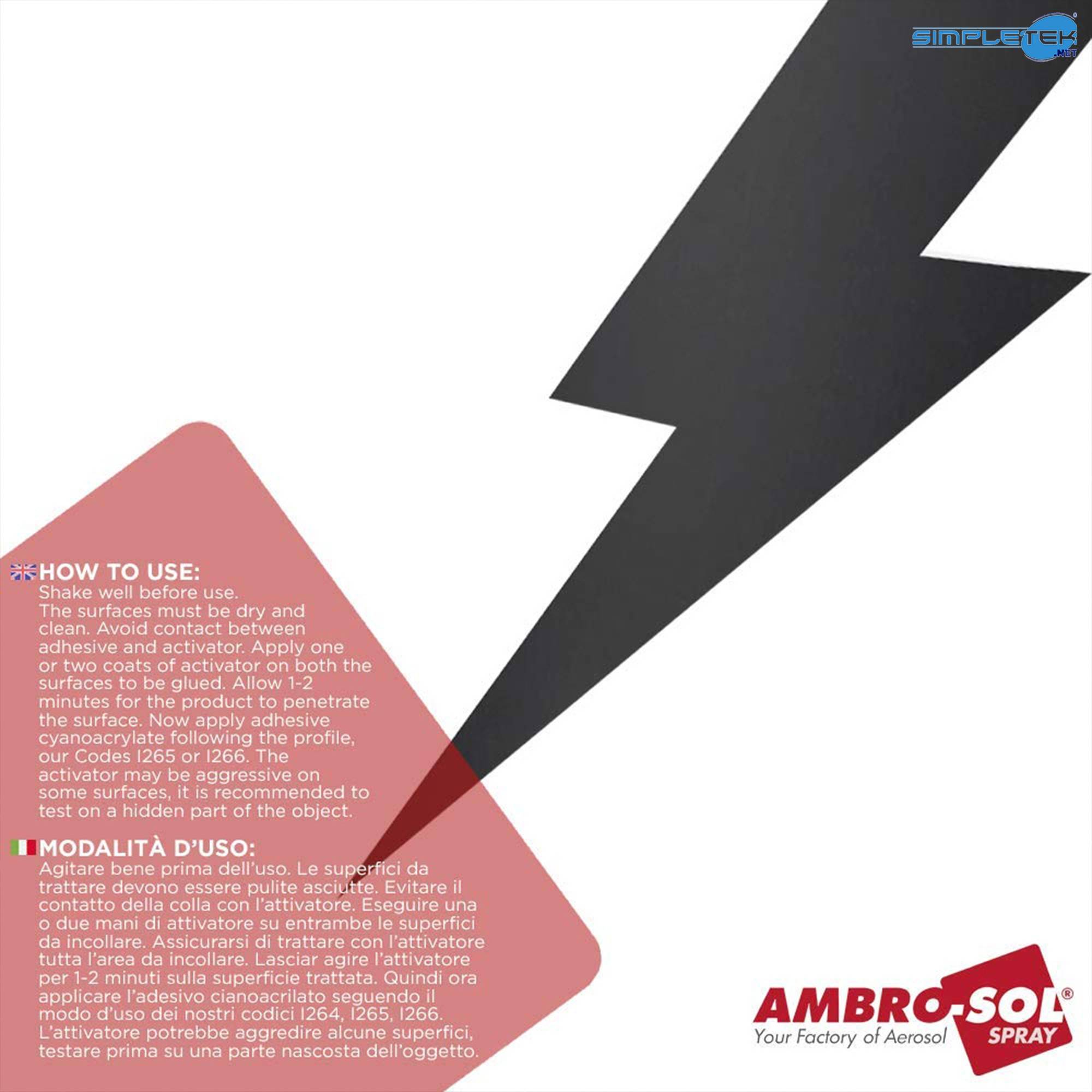 Bomboletta Spray Attivatore Per Cianoacrilato Colle Istantanee Adesivi 200ml-2