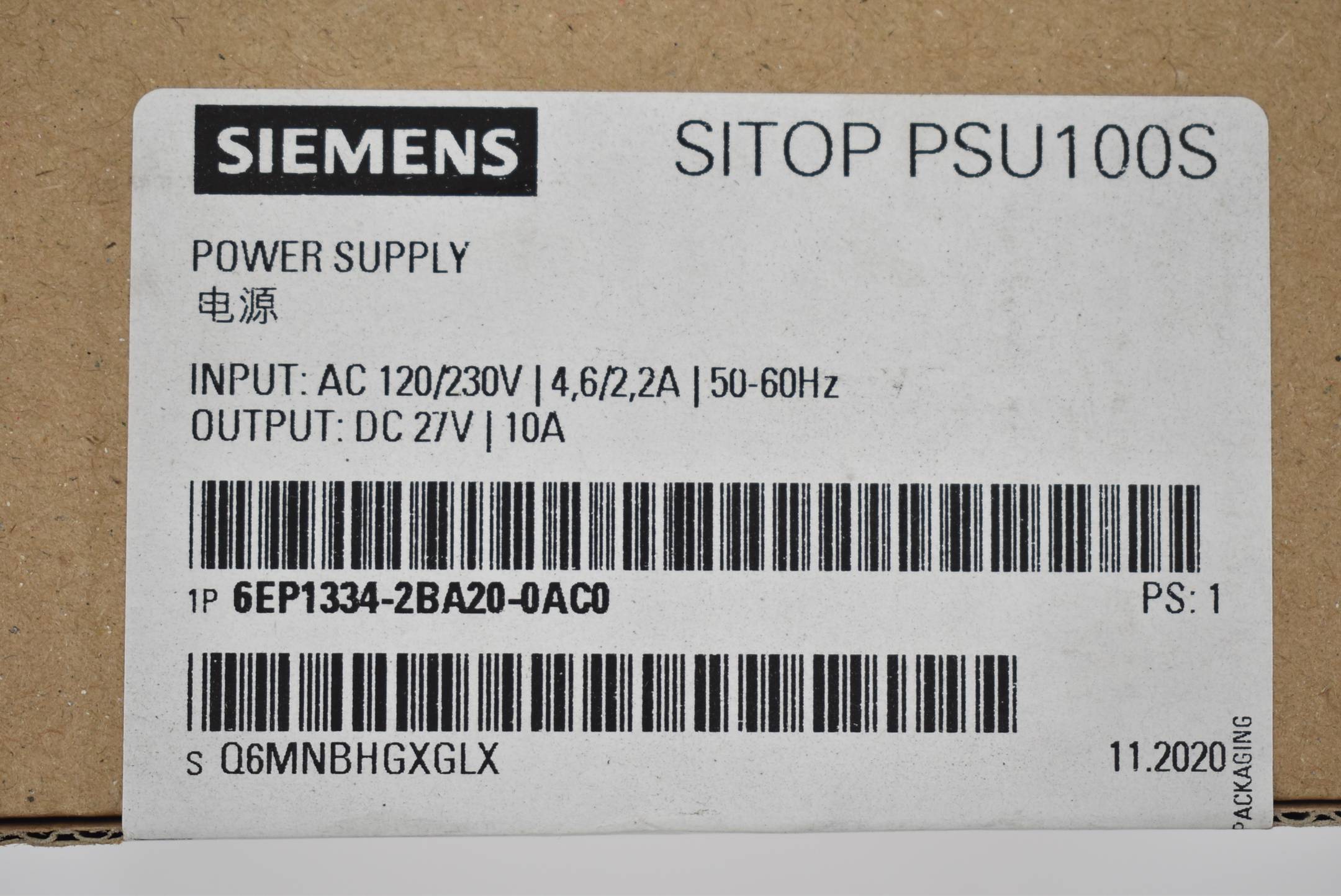Siemens sitop PSU100S 6EP1 334-2BA20-0AC0 ( 6EP1334-2BA20-0AC0 )-2