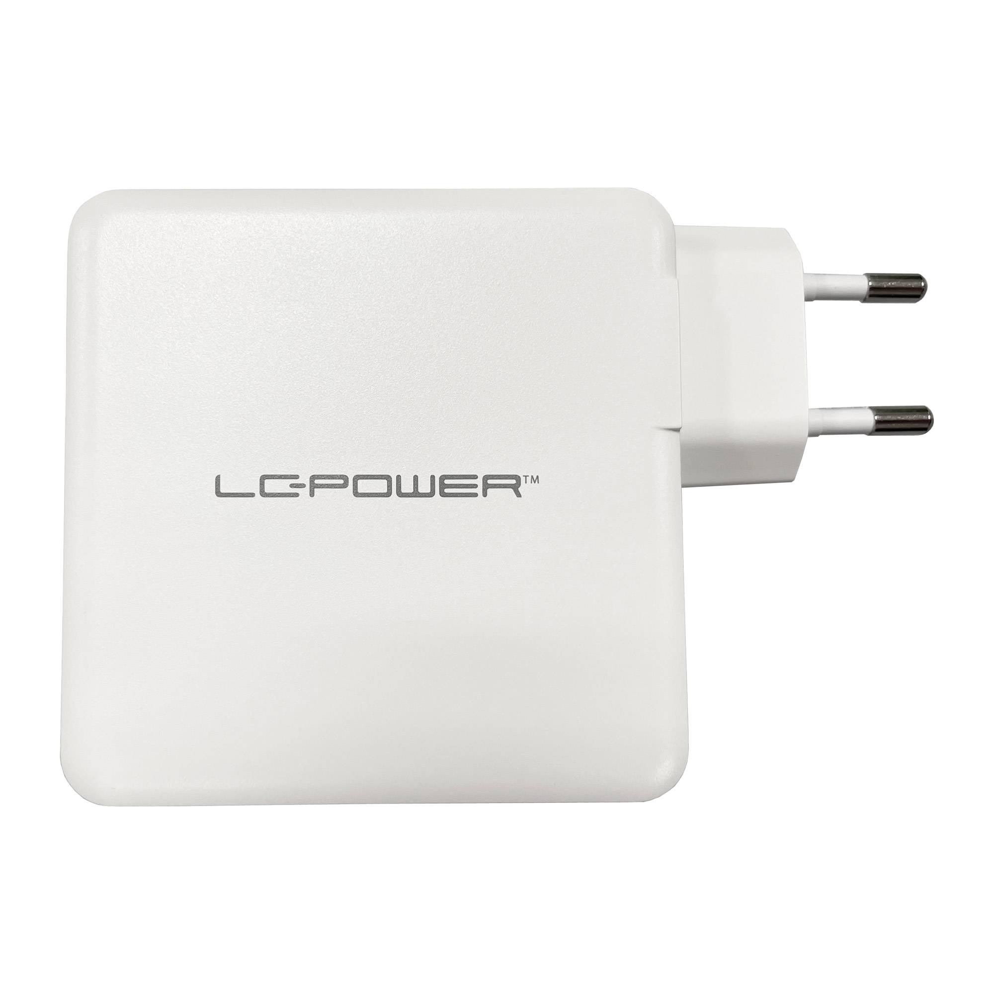 LC-Power LC-POWER - USB Ladegerät 100W LC-GAN-100 2xUSB-C 1xUSB-A Caricatore USB 100 W 2x USB-C ®, 1x 2 USB-A Consegna d-1