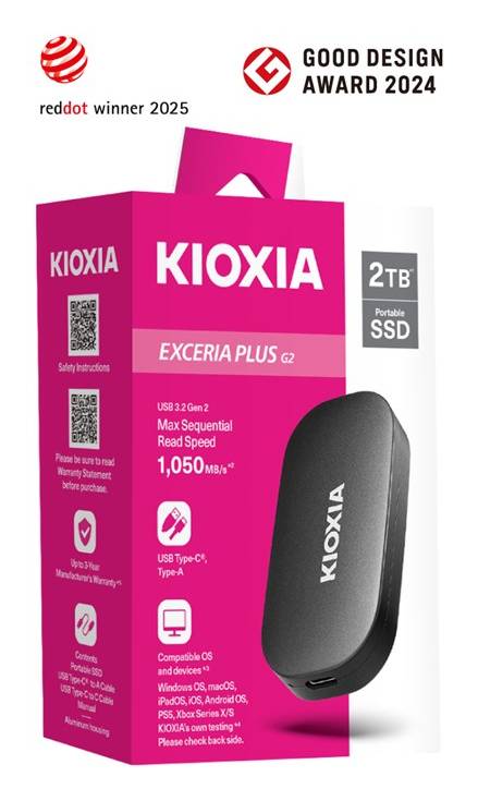 KIOXIA EXCERIA PLUS G2 Portable SSD 2TB-2