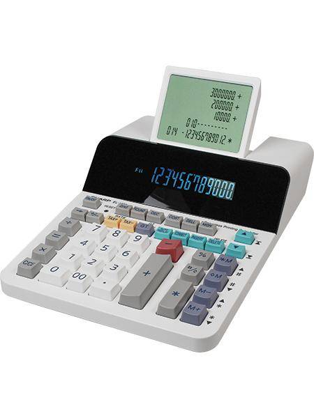 Sharp EL-1901 calcolatrice Desktop Calcolatrice con display Bianco-0