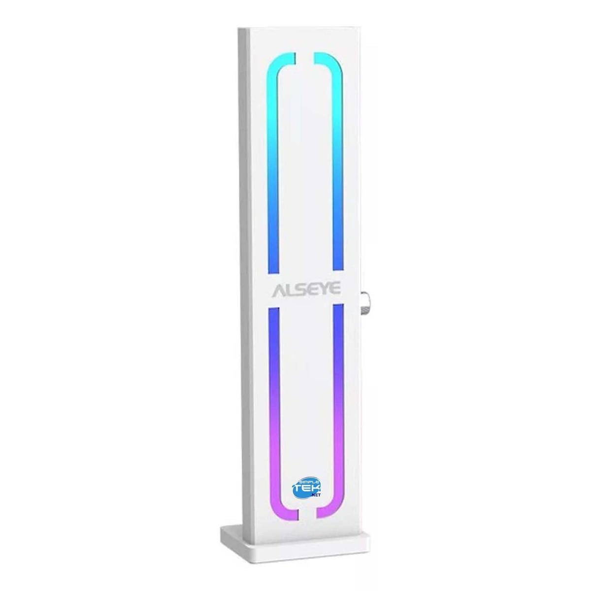 Supporto Scheda Video Gpu Bianco Argb Regolabile Rtx Gtx Xtx Toolless-0