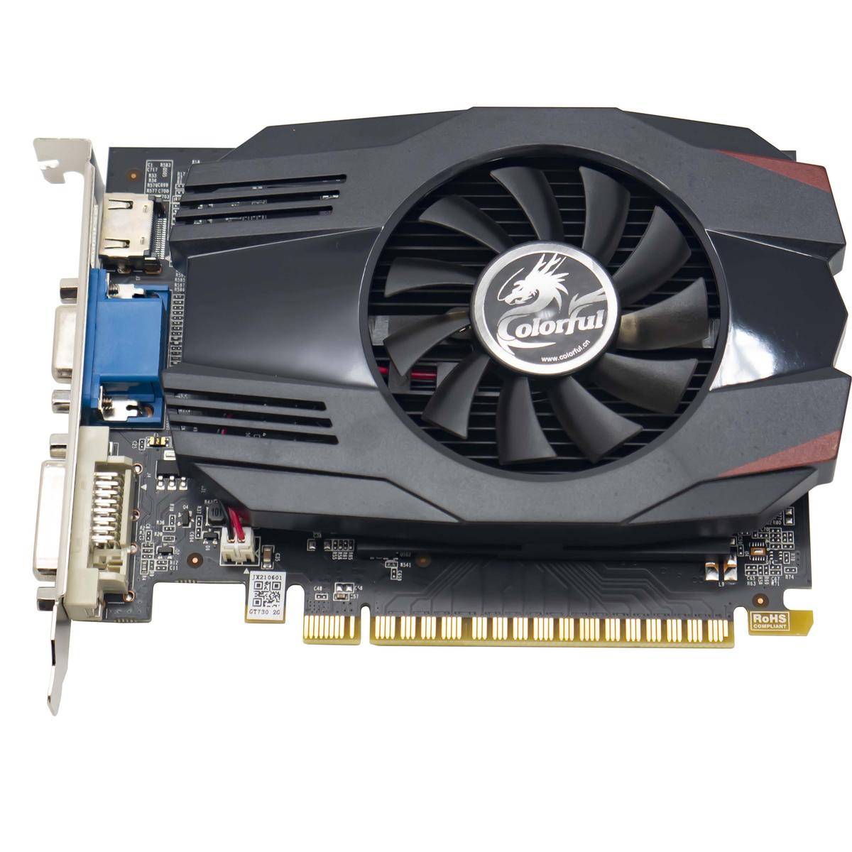 Scheda Video Grafica Nvidia Geforce Gt 730 2gb Gddr3 Dvi Hdmi Vga Editing P-1