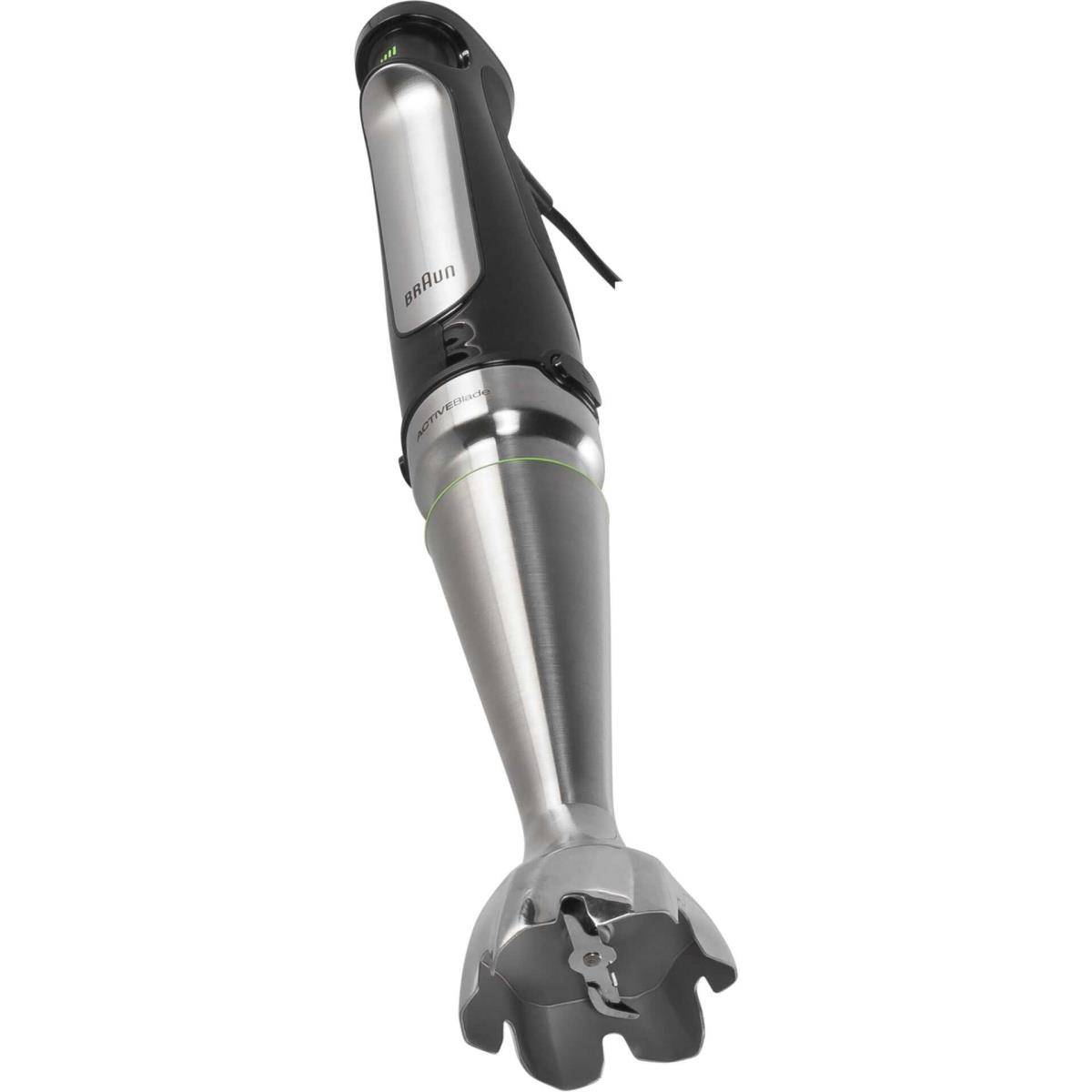 Braun MQ 7025X 0,6 L Frullatore ad immersione 1000 W Nero, Acciaio inossidabile-2
