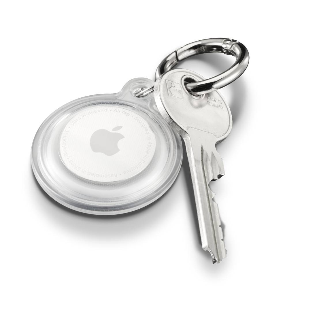 Hama Hülle Always Clear für Apple AirTag, mit Schlüsselanhänger, durchsichtig (00127476)-0