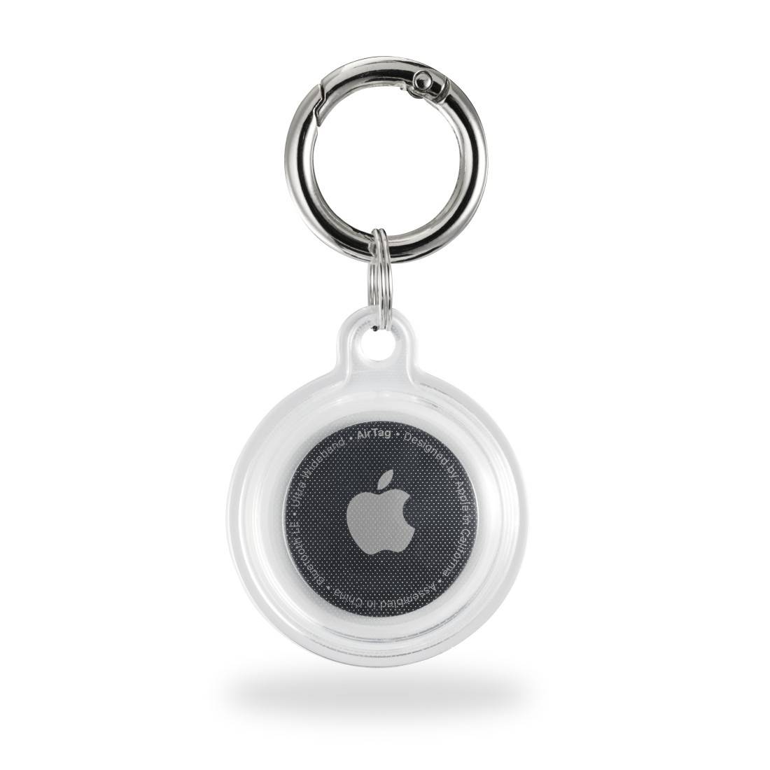 Hama Hülle Always Clear für Apple AirTag, mit Schlüsselanhänger, durchsichtig (00127476)-2