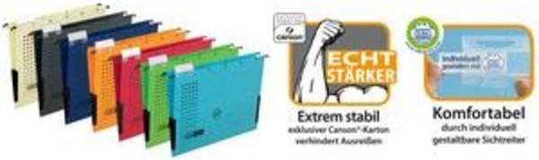 ELBA Hängetasche chic ULTIMATE, DIN A4, chamois seitlich geschlossen, extrem widerstandsfähiger Canson- - 25 Stück (8574