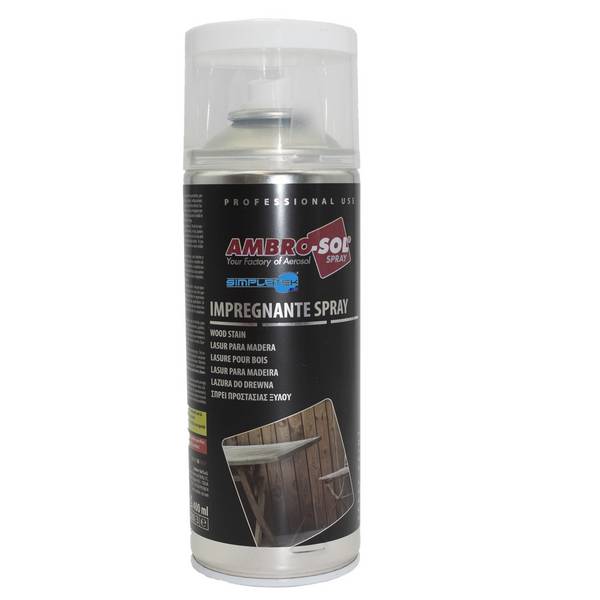 Impregnante Spray Per Legno Bianco Protettivo Infissi Pergole Barche 400ml