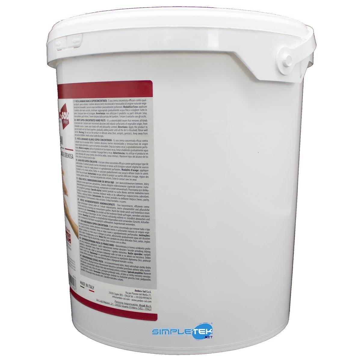 Pasta Lavamani Cremosa Sapone Disinfettante 4lt 4 Litri Detergente Profumata-2