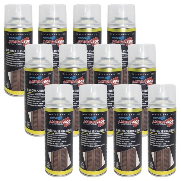 Bomboletta Spray Rinnova Serramenti Finestre Infissi Persiane Ravvivante Legno