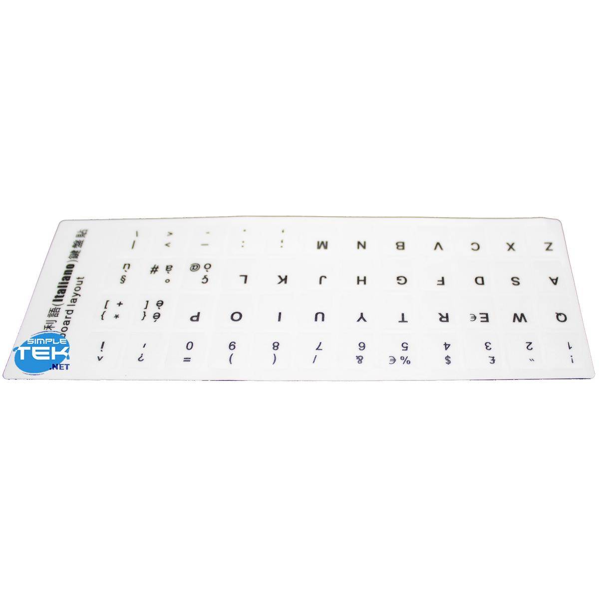 Adesivi Tastiera Ita Per Layout Italiano It Computer Portatili Bianchi Opachi-2