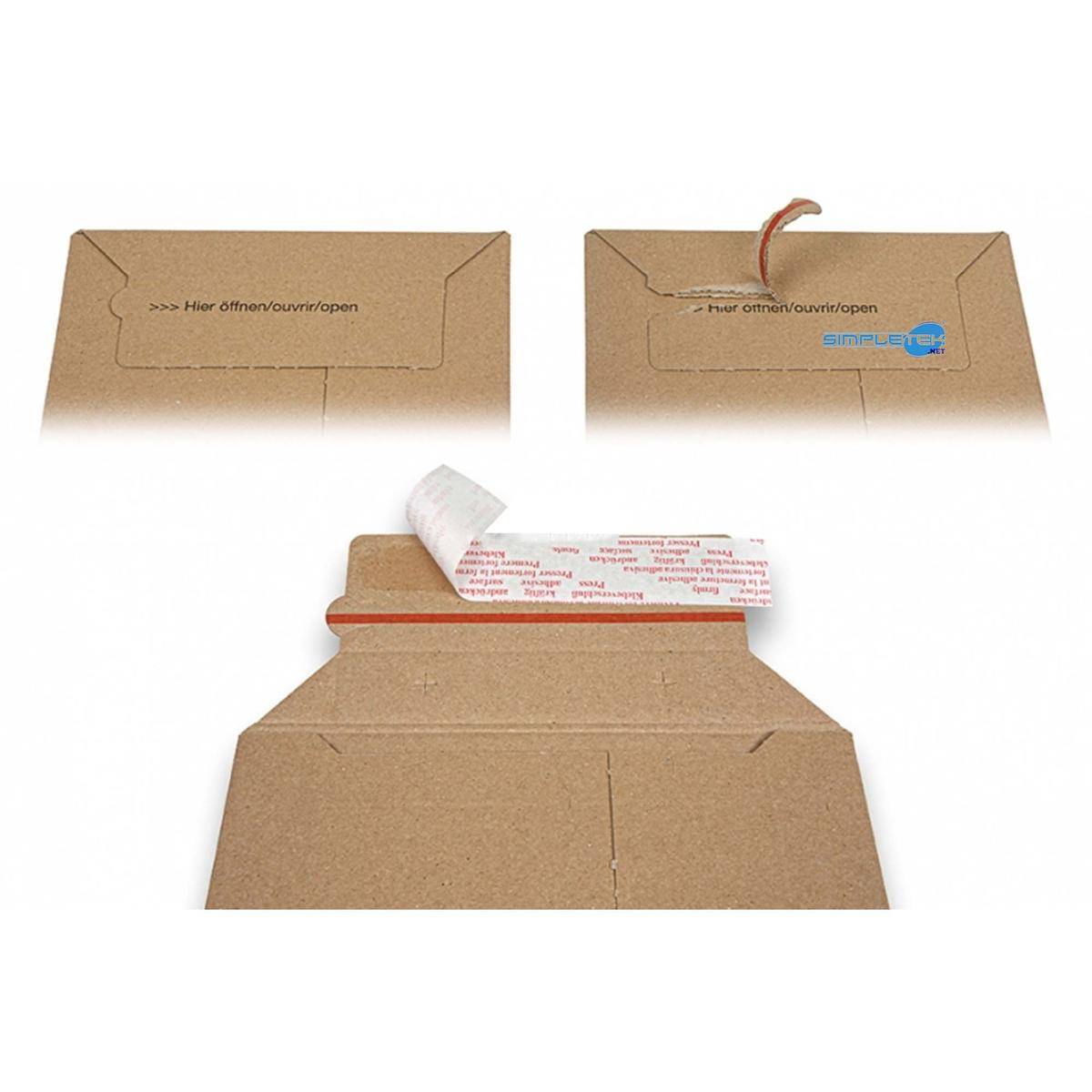 100 X Buste Spedizioni Ecommerce A5 175 X 250mm Adesiva Con Apertura Facilitata-1