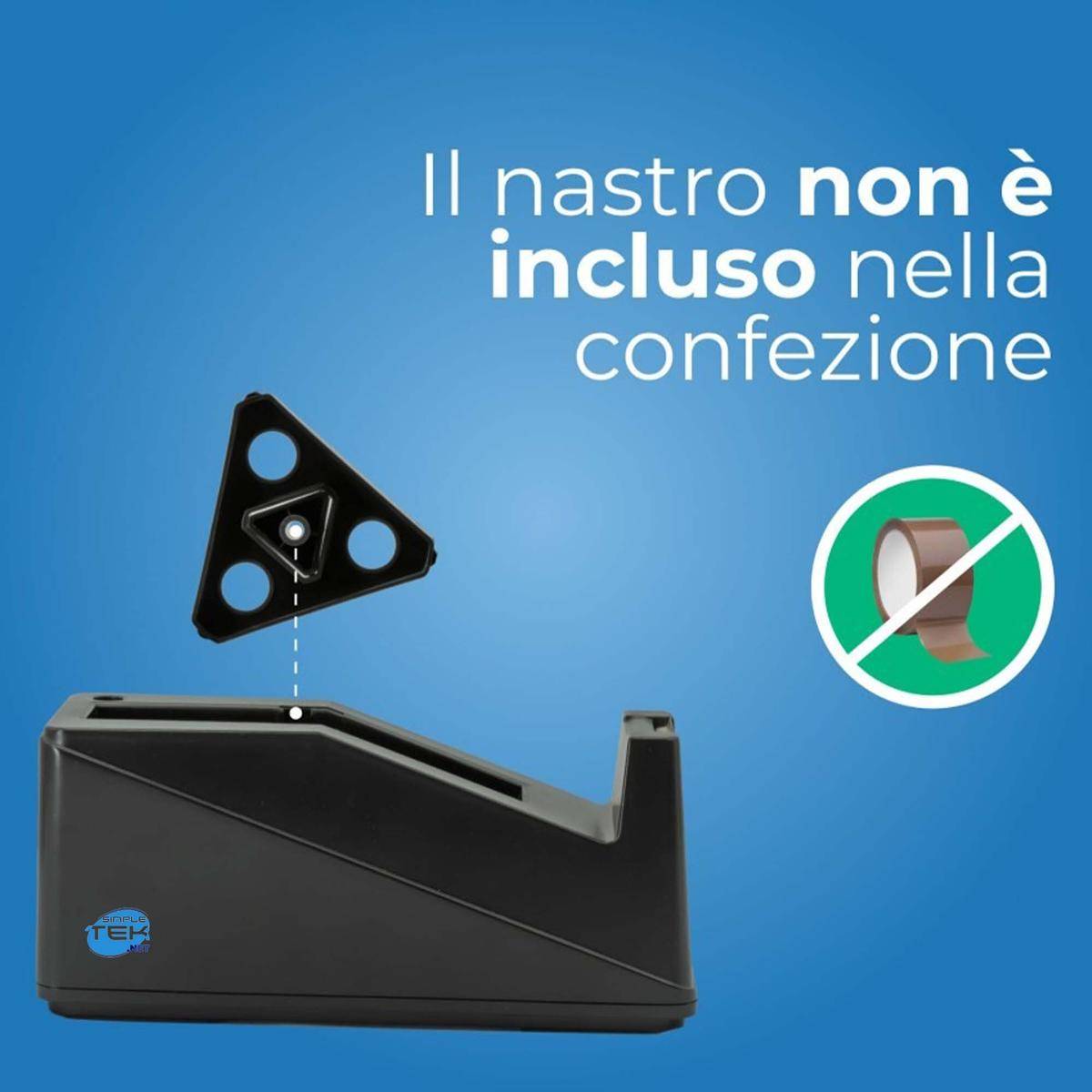 Dispenser Di Nastro Adesivo Da Tavolo Da 1" 3" Supporto 25mm 76mm Antiscivolo-4
