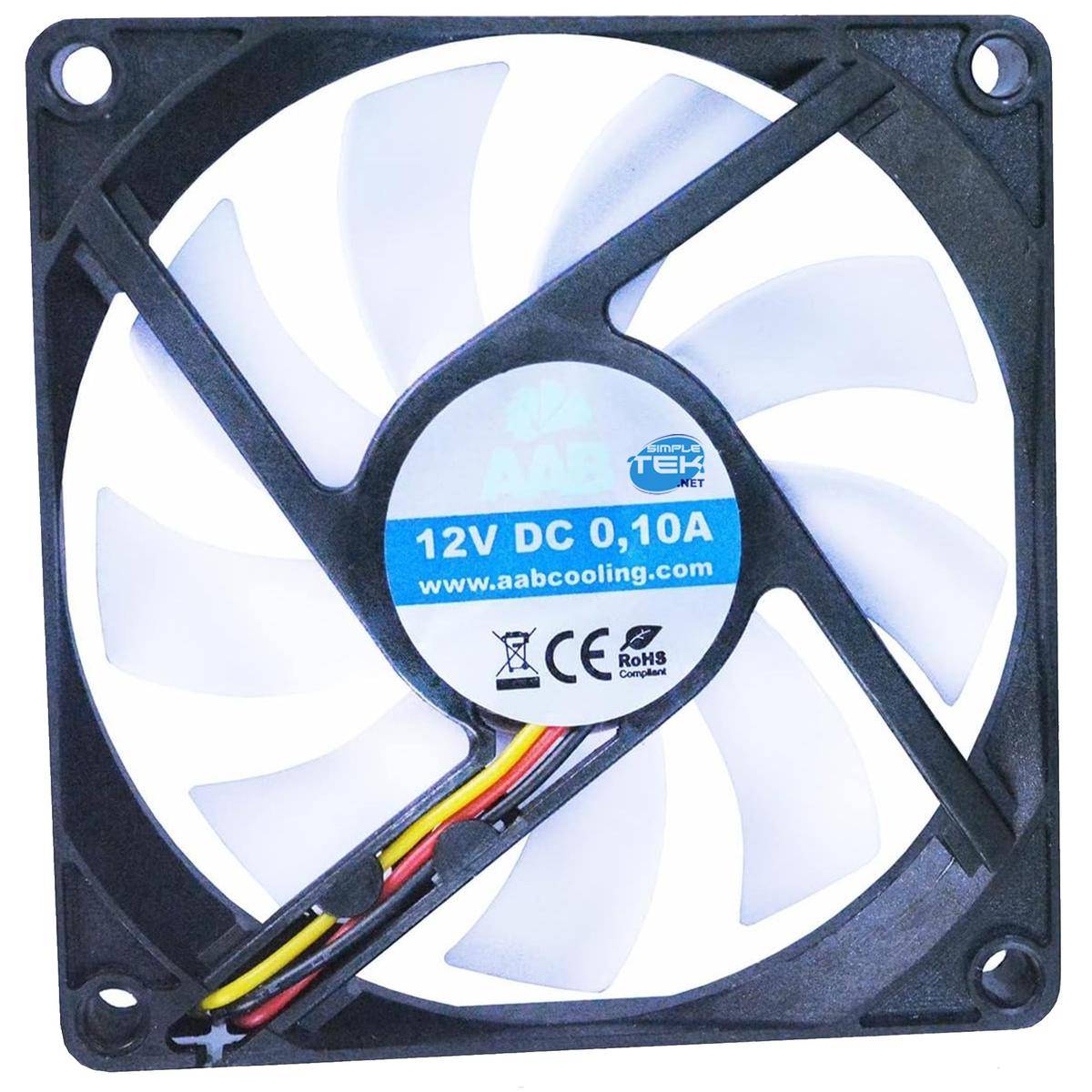 Ventola Dissipatore Per Case 8cm 80mm 3 Pin Senza Luci Cabinet Chassis 12v-1