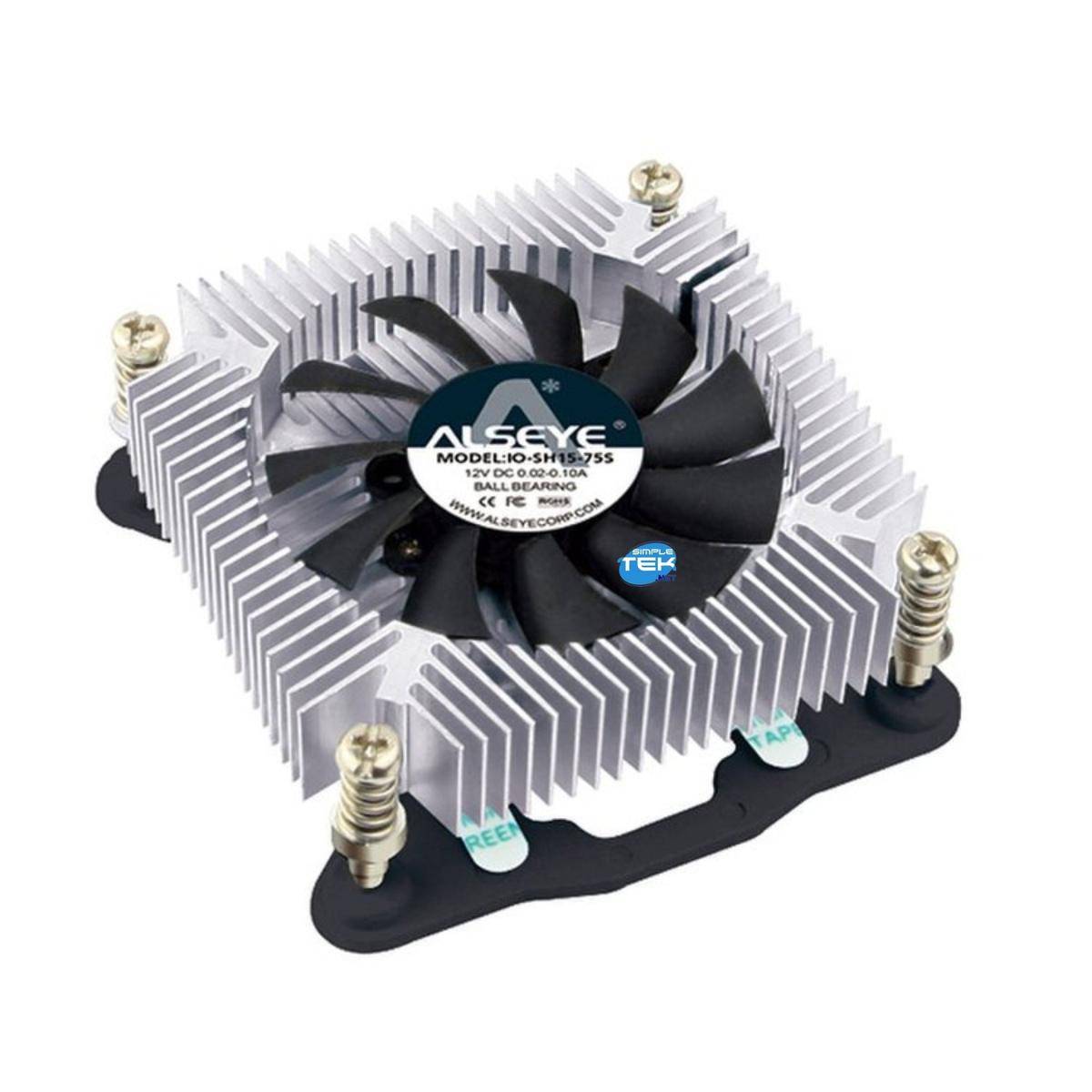 Dissipatore Processore 23mm Low Profile Itx 75w 1200 1151 1150 1155 1156-0