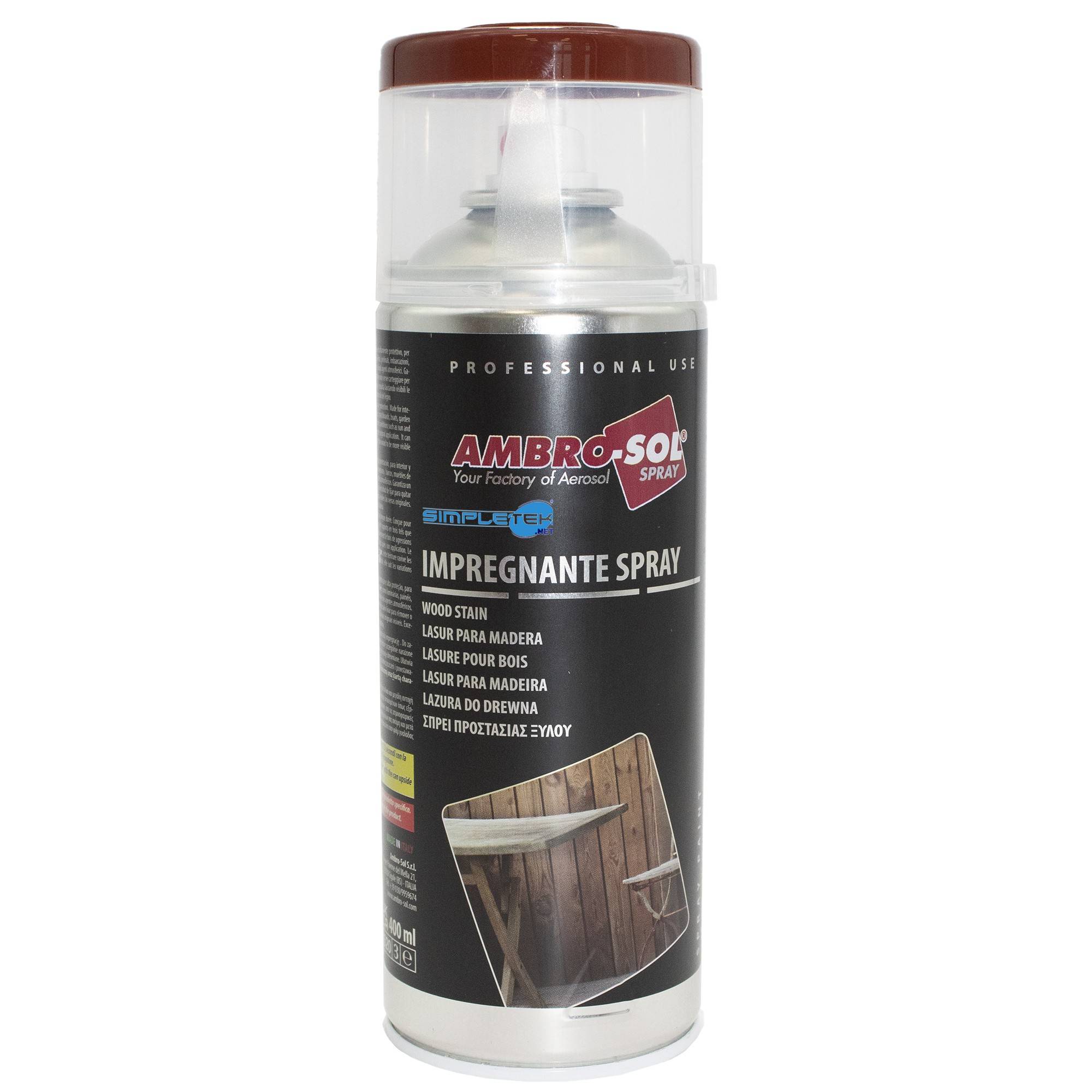 Impregnante Spray Per Legno Teak Protettivo Infissi Pergole Barche 400ml-1