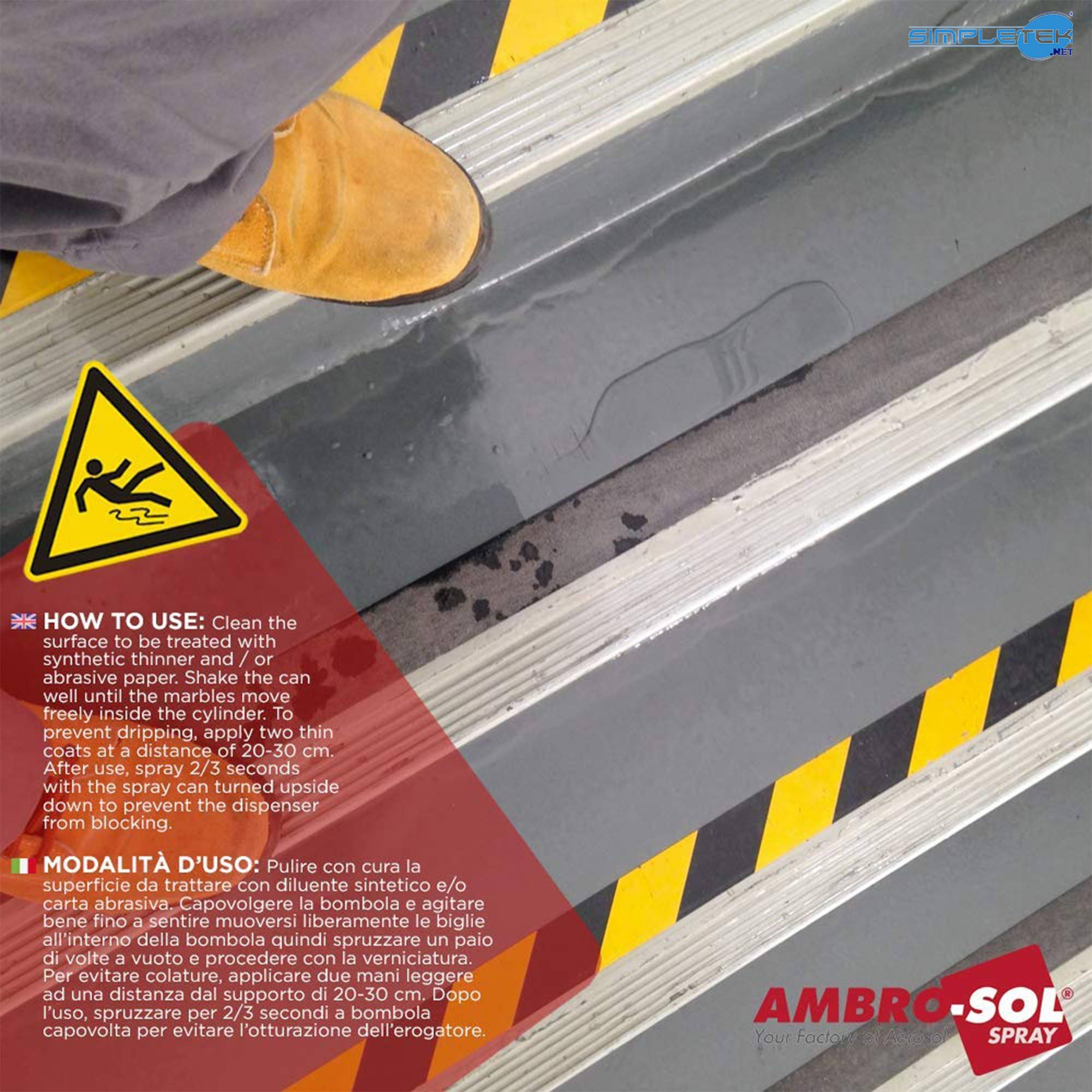 Bomboletta Spray Antiscivolo Per Superfici Scale Doccia Rampe 400ml Anti-slip-2