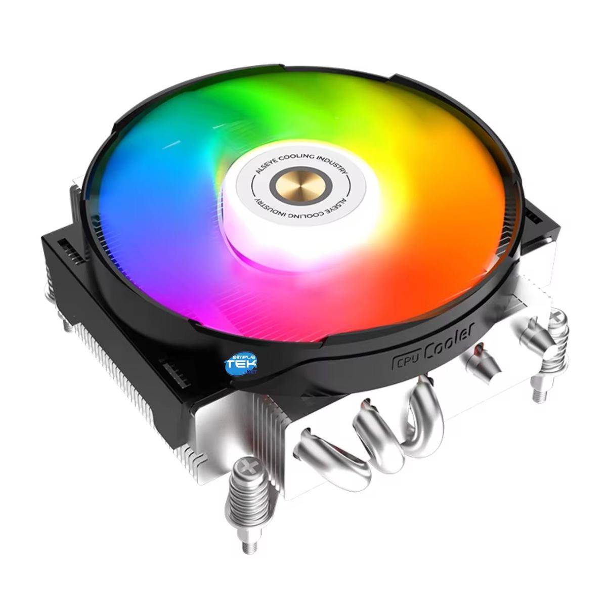 Dissipatore Cpu Low Profile 48mm 150w Argb Lga 1200 1366 1150 1151 1155 1156-0
