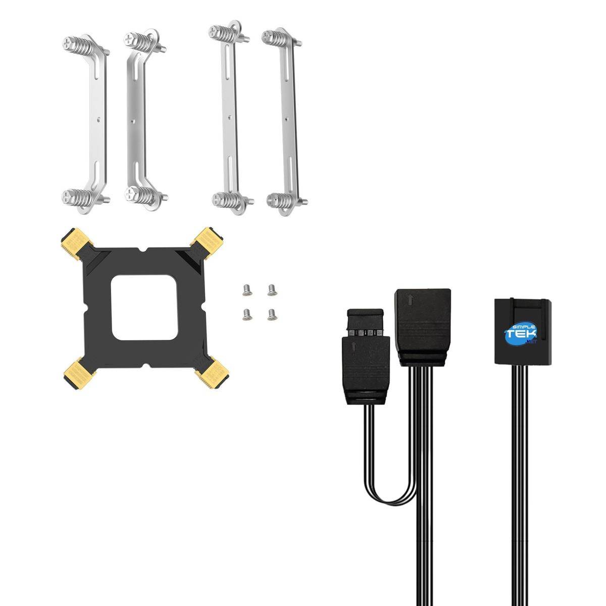Dissipatore Processore Argb Lga 1700 1200 1366 1150 Am5 Am4 Am3 Am2 Am3+ Am2+-4