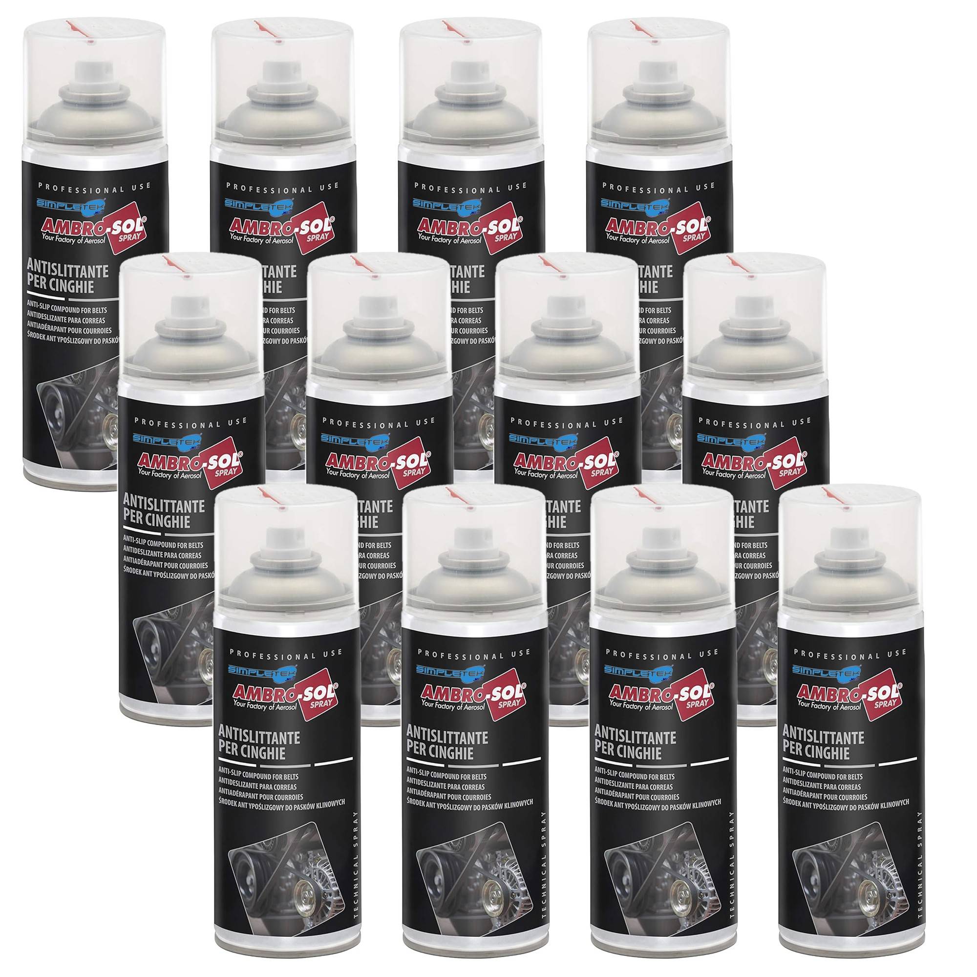 Bomboletta Spray Antislittante Per Cinghie Trasmissione Trapezoidali Piatte-0