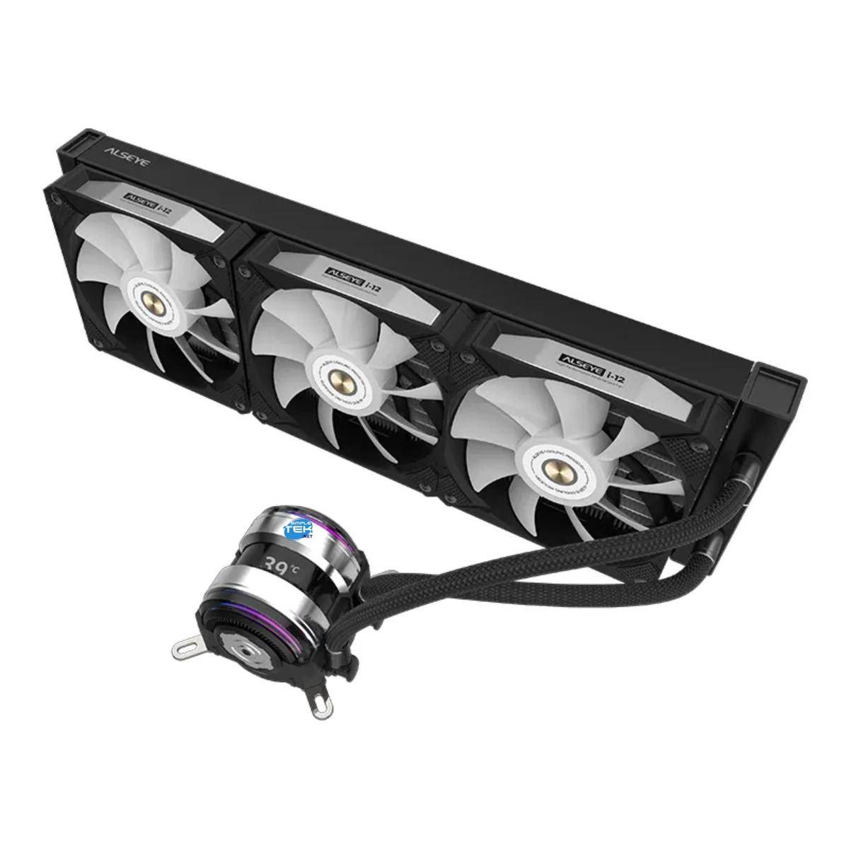 Dissipatore A Liquido Cpu Con Lcd Gaming Rgb 360mm Lga 1851 Am5 1700 1200 Am4-2