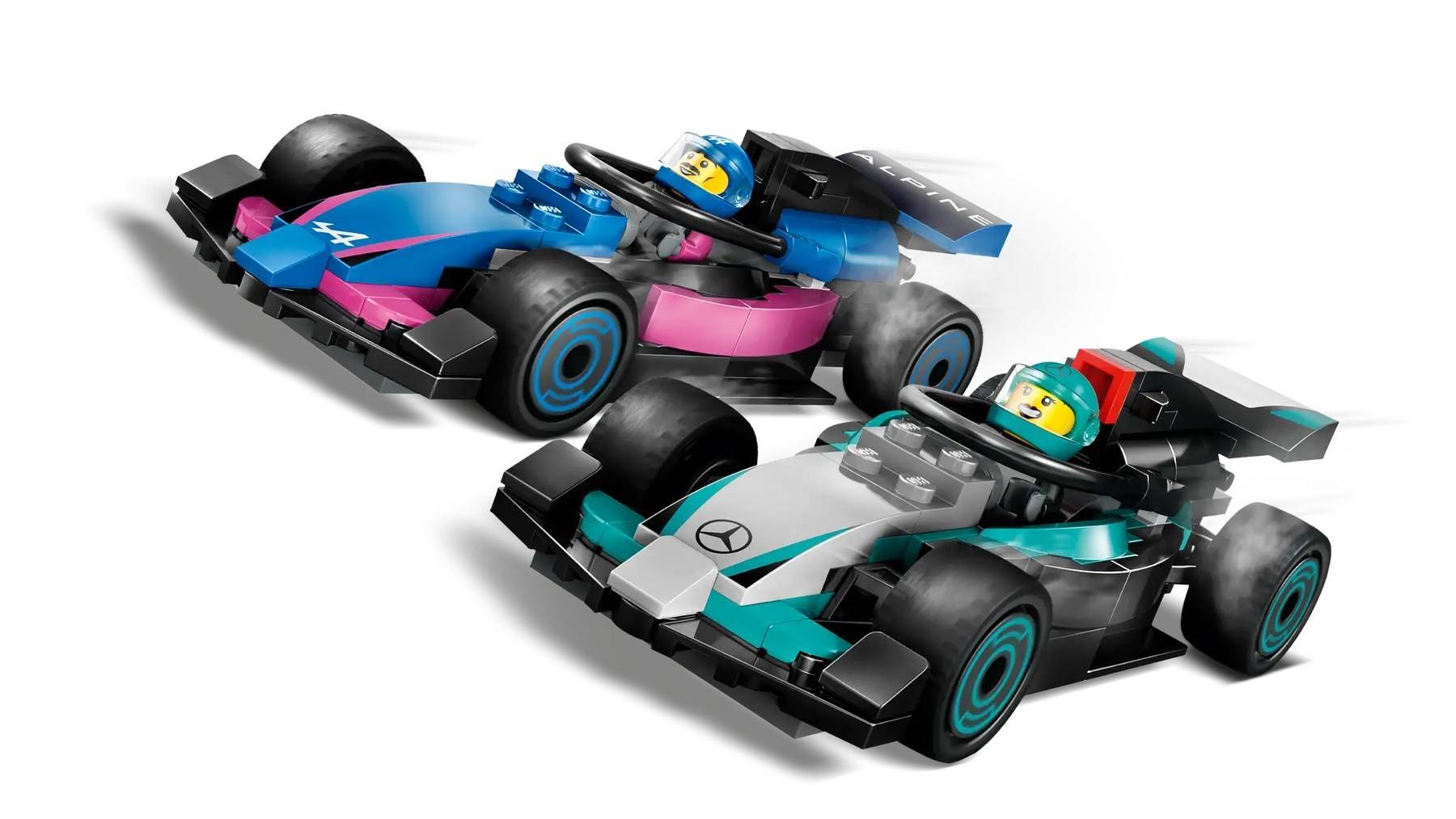 60444 LEGO® CITY F1® Garage con Mercedes-AMG e auto da corsa Alpine-4