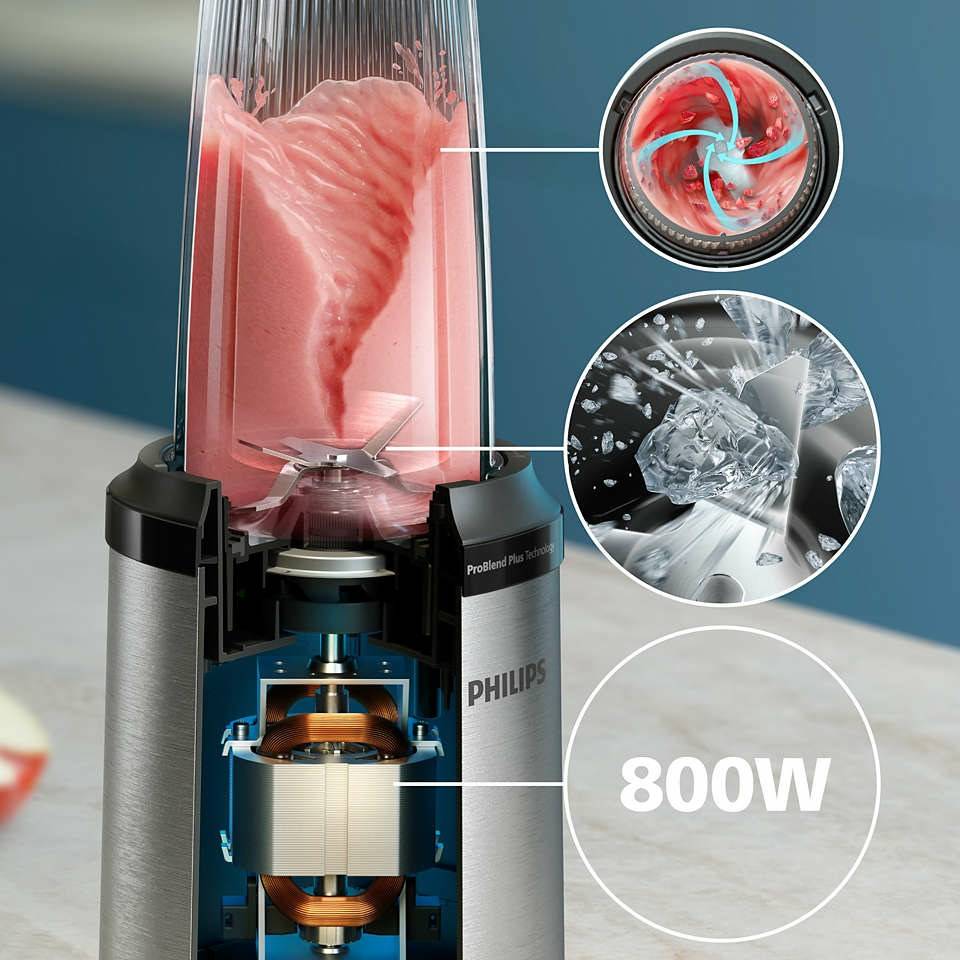 Philips 5000 series HR2764/00 frullatore 07 L Frullatore da tavolo 800 W Nero Acciaio inox-1