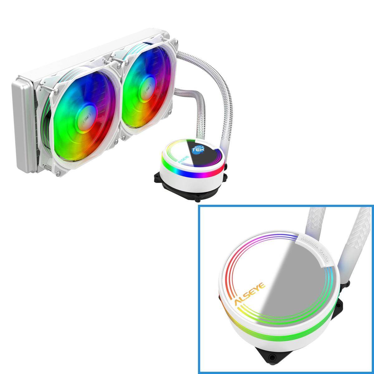 Dissipatore A Liquido 360mm Rgb 280w 1700 1150 1151 1155 1156 1366 2066 2011 1200-1
